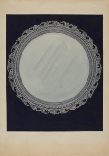 Picture Frame-Carved Wood, c. 1936.