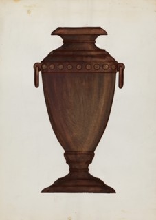 Rosewood Vase, c. 1936.