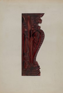 Mantel Detail, c. 1936.