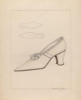 Woman's Shoe, c. 1937.
