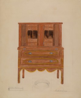Writing Desk, 1935/1942.