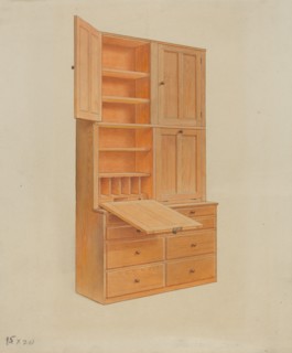 Desk, c. 1936.