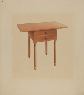 Shaker Table, c. 1938.