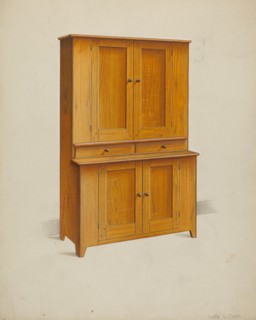 Shaker Cupboard, c. 1938.