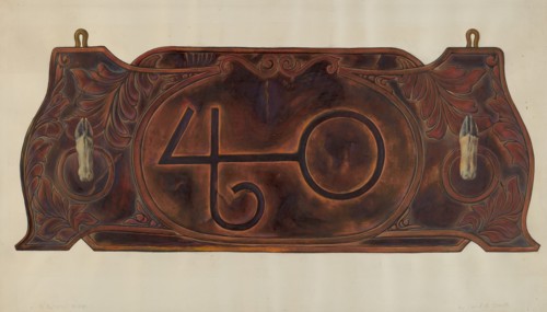 Gun Rack, c. 1938.
