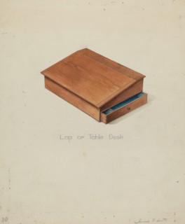 Shaker Lap Desk, c. 1936.