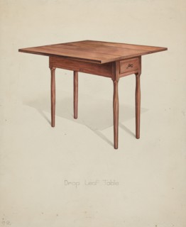 Shaker Drop-leaf Table, 1935/1942.