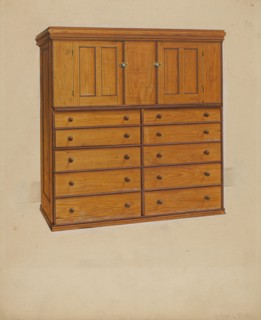 Shaker Cabinet, c. 1937.