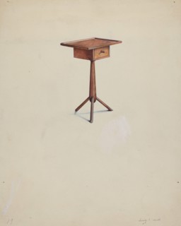 Shaker Peg Leg Stand, 1935/1942.