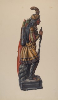 Cigar Store Indian, c. 1936.