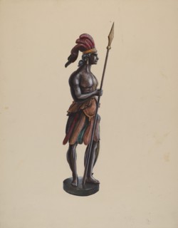 Cigar Store Indian, c. 1936.