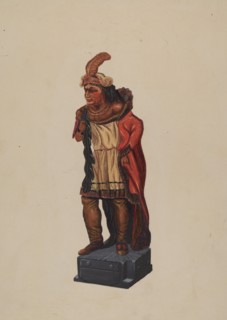 Cigar Store Indian, 1935/1942.