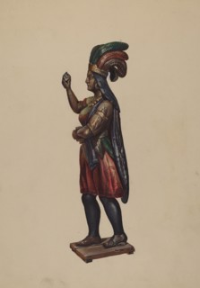 Cigar Store Indian, c. 1936.