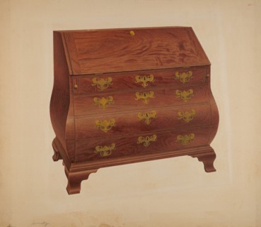 Desk, c. 1939.