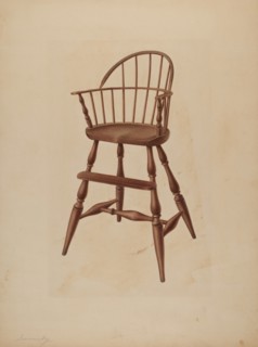 Infant's High Chair, 1940.