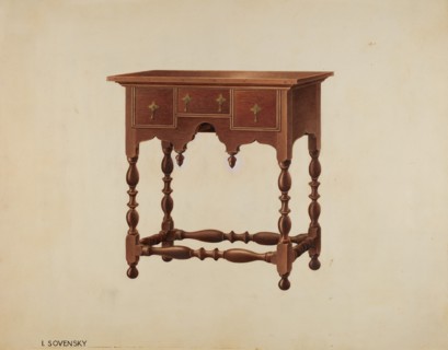 Lowboy, c. 1939.