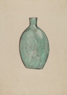 Whiskey Flask, c. 1938.
