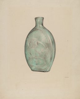 Whiskey Flask, c. 1938.