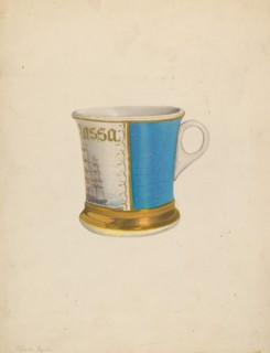 Shaving Mug, c. 1938.