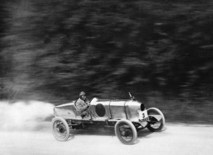 British racing driver George Bedford driving a Hillman Speed Model, 1922. Creator: Unknown.