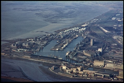 The Royal Edward Dock, Avonmouth, Bristol, 1971. Creator: Jim Hancock.