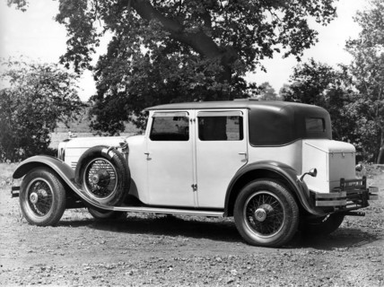 1929 Stutz Straight 8 saloon with coachwork by Weymann. Creator: Unknown.