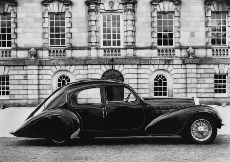 1939 Bugatti Type 57 with body by Figoni et Falaschi. Creator: Unknown.