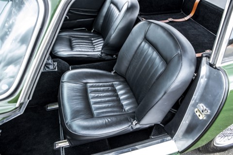 Front seats of a 1961 Aston Martin DB4 GT previously owned by Donald Campbell. Creator: Unknown.