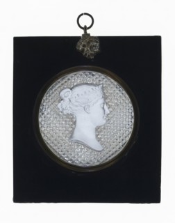 Portrait Plaque, England, 1820/30. Creator: Apsley Pellatt and Company.