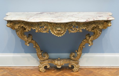 Console Table, France, c. 1735. Creator: François Roumier.