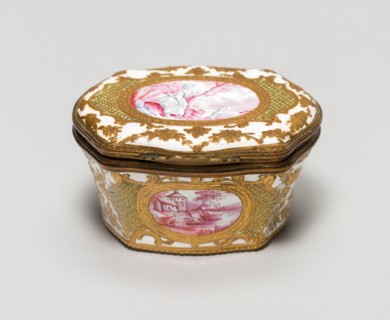 Oval Box, Bilston, c. 1780. Creator: Unknown.