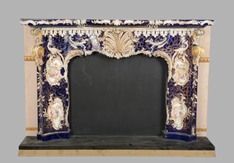 Mantel, Staffordshire, 1830/45. Creator: Charles James Mason.