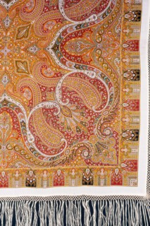 Square Shawl, England, 1867/1900. Creator: Unknown.