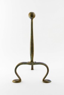 One of a Pair of Andirons, England, c. 1900. Creator: Charles Francis Annesley Voysey.