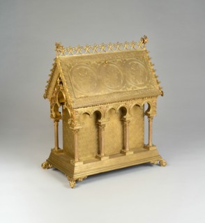 Reliquary, Paris, c. 1851. Creators: Eugène Emmanuel Viollet-le-Duc, Louis Bachelet.