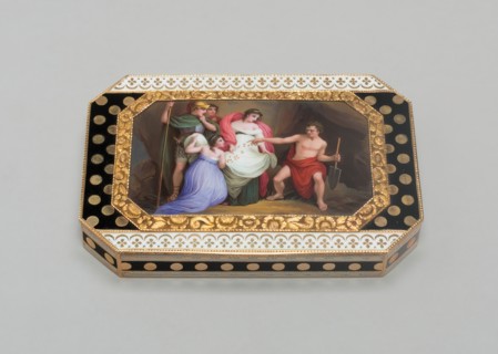 Snuff Box with a Mythological Scene, Switzerland, c. 1814. Creator: Unknown.