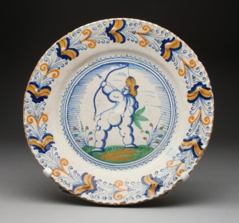 Plate, Haarlem, Mid 17th century. Creator: Unknown.