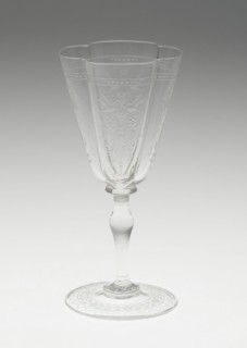 Wine Glass, Austria, 19th century. Creator: J.& L. Lobmeyr.