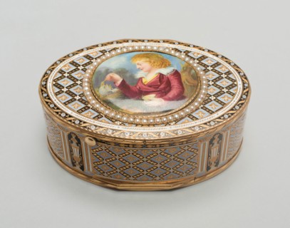 Snuff Box, Austria, Early 19th century. Creator: Jacob Frisard.