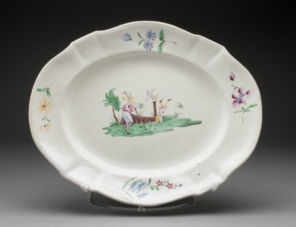 Platter, Strasbourg, c. 1770. Creator: Joseph Hannong.