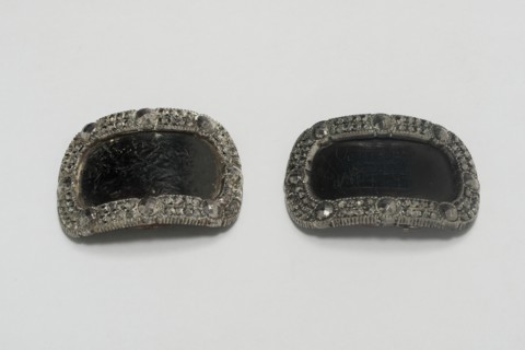 Pair of Shoe Buckles, England, Last quarter 18th century. Creator: Unknown.