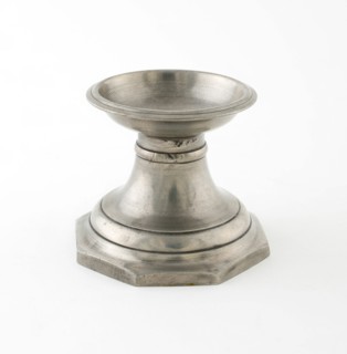 Footed Salt Cellar with Octogonal Base, Angers, c. 1830. Creator: Louis Alegre.