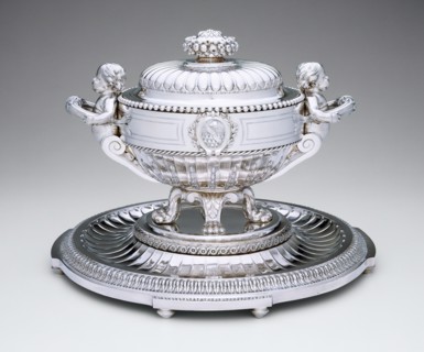 Tureen and Stand, France, 1773/74. Creators: Jean-Françoise Dapcher, François-Thomas Germain.