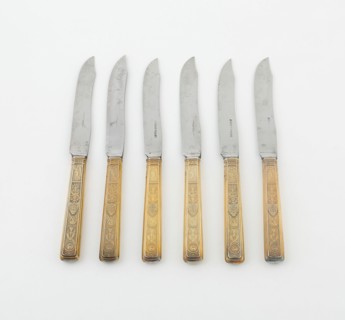 Set of Dessert Knives (10), Paris, 1789/1820. Creators: Martin-Guillaume Biennais, Pierre-Benoît Lorillon.