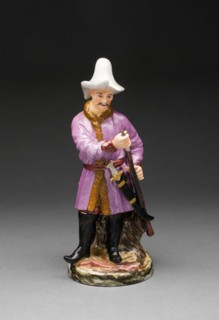 Figure of a Soldier, Saint Petersburg, c. 1796/1801. Creators: Jean Rachette, Russian Imperial Porcelain Factory.