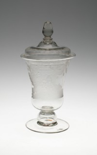 Birth Glass, Netherlands, c. 1750. Creator: Unknown.