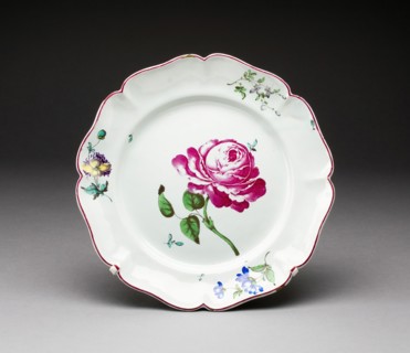 Plate, Niderviller, c. 1770. Creator: Niderviller Porcelain Factory.