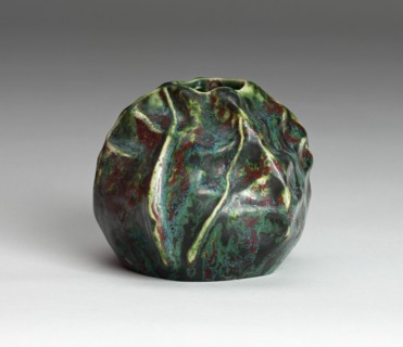 Shell-Form Vase, France, c. 1900. Creator: Pierre-Adrien Dalpayrat.