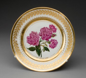 Dessert Plate, Moscow, 1826. Creator: Prince Iusupov Porcelain Factory.