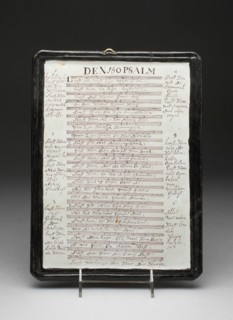 Plaque: Psalm No. 150, Utrecht, early 19th century. Creator: Unknown.